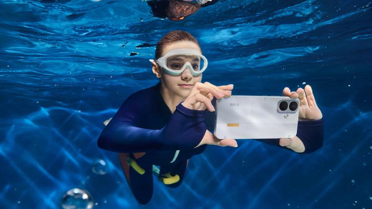 Poco X8 defies its mid-range class with an IP69K water-resistant body, available in Singapore