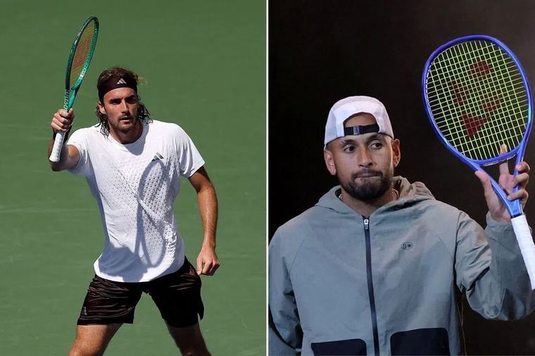 Tsitsipas says Kyrgios’ positive cocaine test ‘kind of expected’
