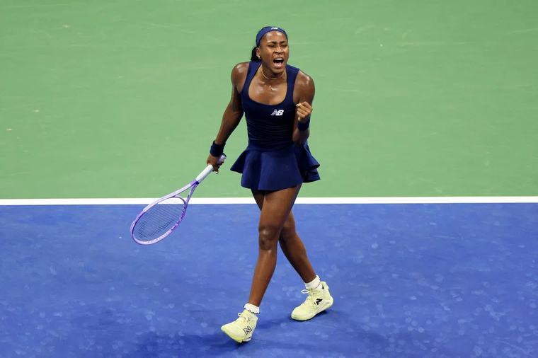 Home favourite Gauff storms past Sonmez at US Open