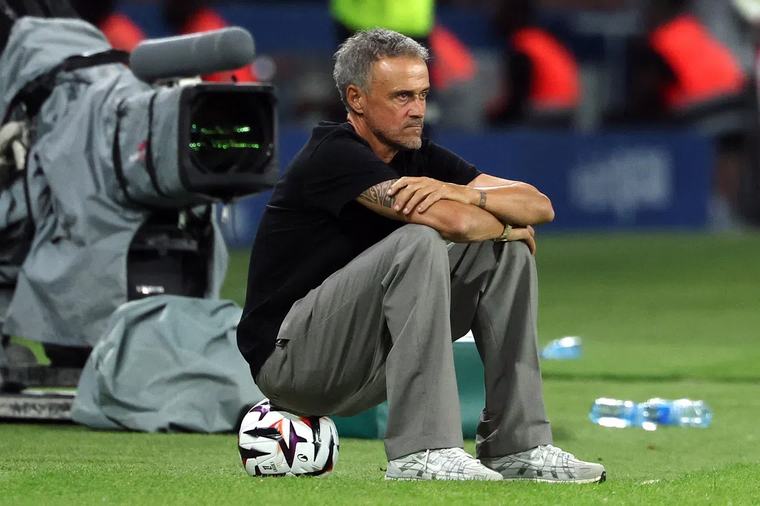 Coach Luis Enrique unconcerned by PSG's poor start to the season