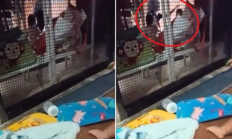 Daycare worker, 31, arrested after video shows toddler being pulled by hair and shaken