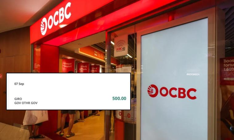 OCBC users receive $400-$600 Enhanced COL payout 2 days ahead of Sept 9