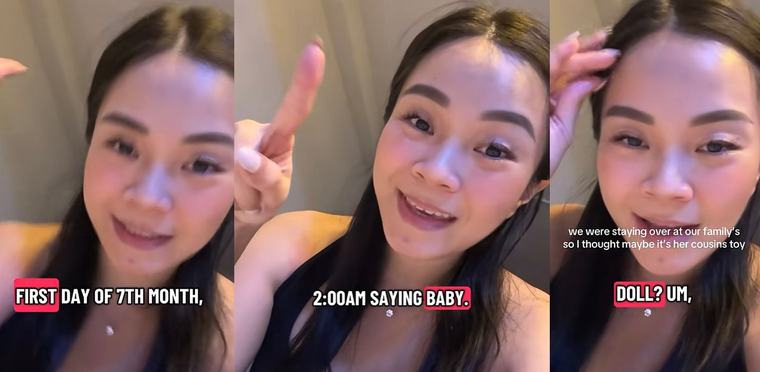 Singapore mum claims her 19-month-old daughter’s been pointing at objects & saying ‘baby’ since ghost month began