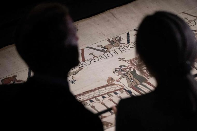 Bayeux Tapestry ‘virtually unchanged’, British museum says, after France spots broken threads