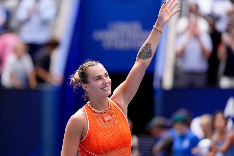 Defending champion Aryna Sabalenka extends US Open winning streak with Kamilla Rakhimova win