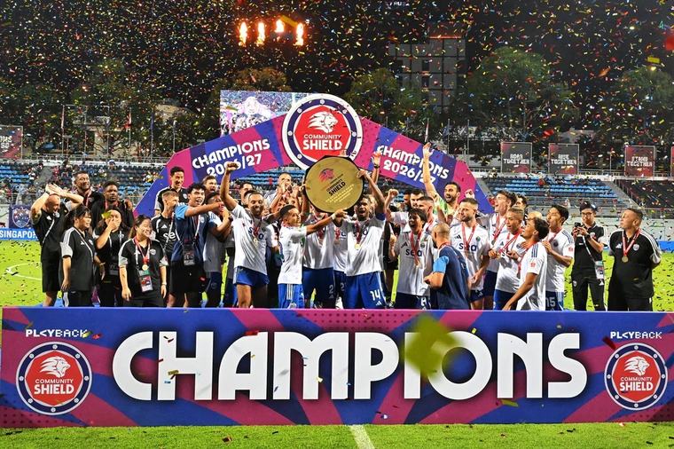 Ilhan Fandi at the double as Lion City Sailors beat Tampines Rovers 2-0 in Community Shield