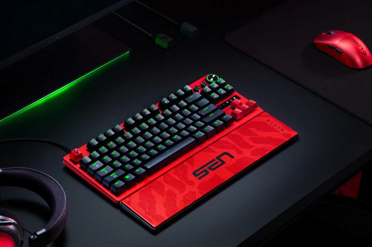 Razer’s Huntsman V3 Pro 8kHz TKL gets a red makeover with new Sentinels collab