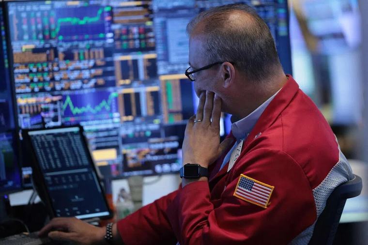 Wall Street ends lower as solid jobs data fuels hawkish US Fed bets